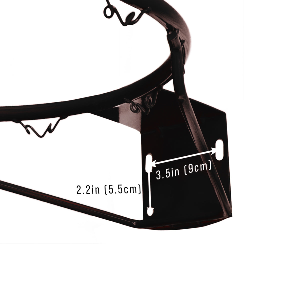 Load image into Gallery viewer, 14.5" Static Mini Basketball Rim - Black