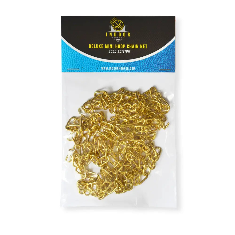 Load image into Gallery viewer, Deluxe Mini Basketball Chain Net - Gold Edition - Sizes: XS, S, M, L, XL