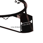 14.5" Static Mini Basketball Rim - Black
