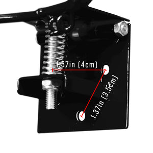 9" Breakaway Mini Basketball Rim - Type #2 - Black