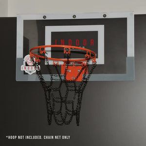 Deluxe Mini Basketball Chain Net - Black Edition - Sizes: XS, S, M, L, XL
