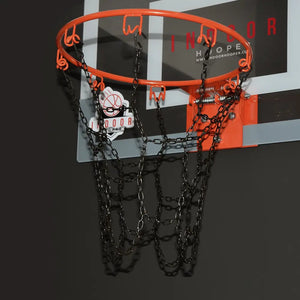 Deluxe Mini Basketball Chain Net - Black Edition - Sizes: XS, S, M, L, XL