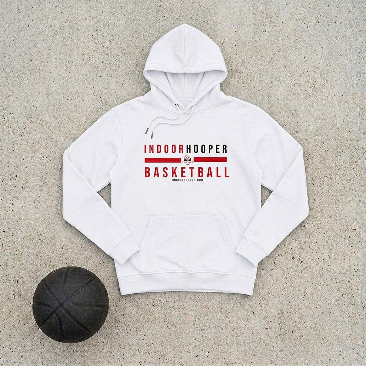 "IndoorHooper Basketball" Unisex Premium Cotton Hoodie