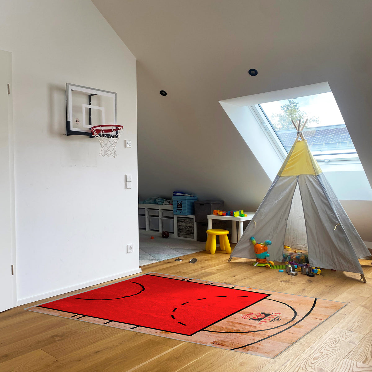 Pro Mini Basketball Court Rug