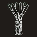 6 Loops Basketball Net - Professional Grade - Sizes: XS, S, M, L